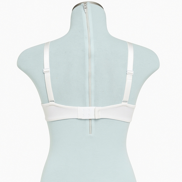 Two Auden White Demi Coverage Unlined Bras Size 32C NWT - Picture 3 of 6